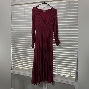 Boutique Cute Maroon Dress